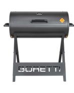 Boretti Barrel BBQ – houtskool BBQ + originele Boretti hoes, Tuin en Terras, Houtskoolbarbecues, Ophalen of Verzenden, Zo goed als nieuw