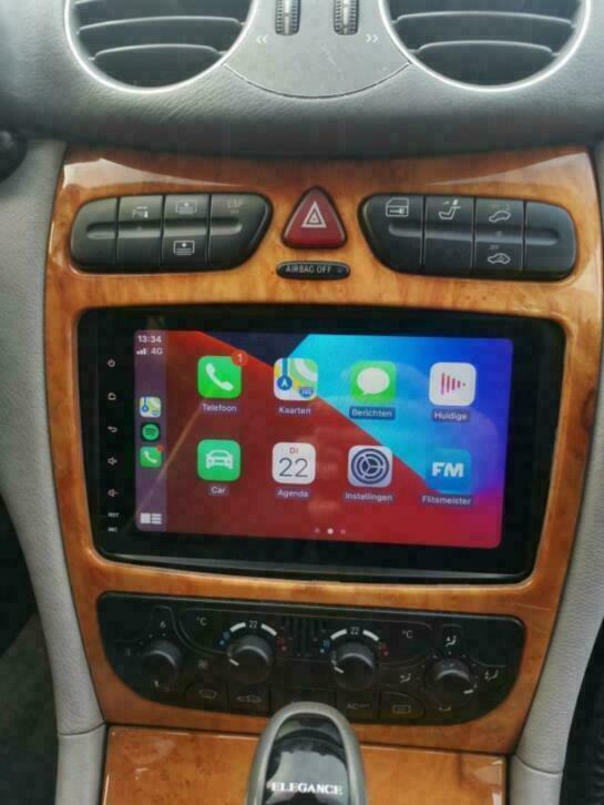 Mercedes Vito Viano CLK W203 radio navigatie android 10 dab+, Auto diversen, Autoradio's, Nieuw, Ophalen of Verzenden