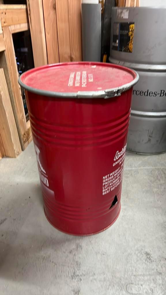 Vuurton gevuld met hout, Tuin en Terras, Vuurkorven, Zo goed als nieuw, Ophalen of Verzenden