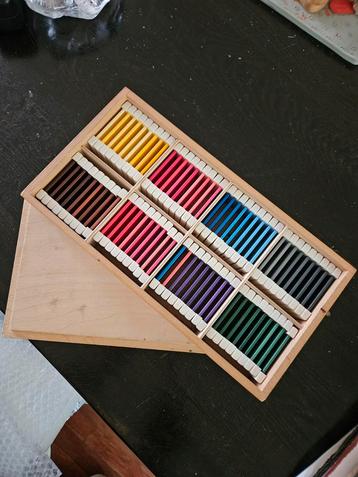 Nienhuis montessori kleurspoelen 72 stuks beschikbaar voor biedingen
