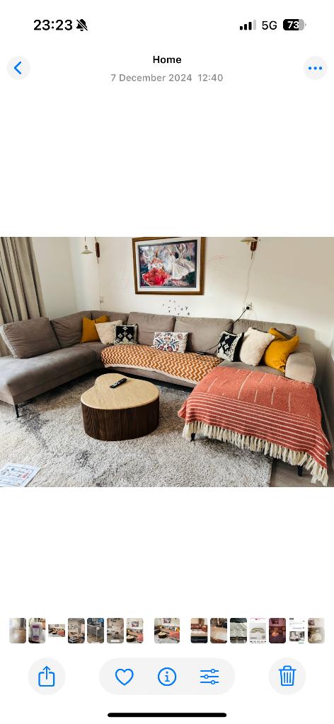 Haco bank, Huis en Inrichting, Banken | Bankstellen, Zo goed als nieuw, Hoekbank, Vierpersoons of meer, 250 tot 300 cm, 100 tot 125 cm