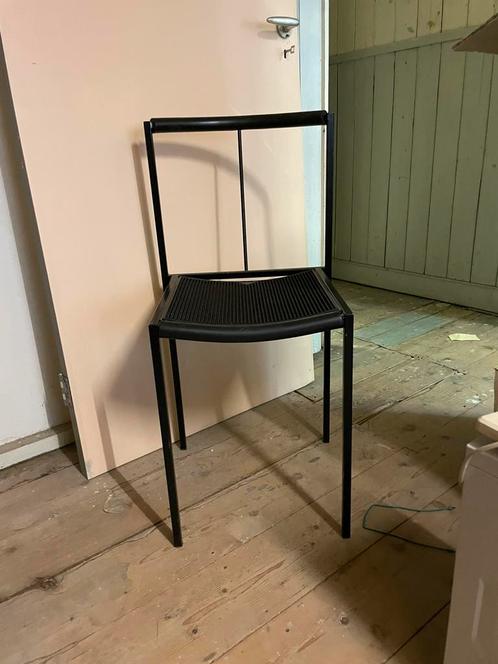 Zeus design stoelen/ 4  stuks Vintage design, Huis en Inrichting, Stoelen, Gebruikt, Zwart, Ophalen