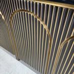 Dressoir Les Arc Brass en Marmer van Richmond Interiors, Huis en Inrichting, Kasten | Dressoirs, Ophalen, ., Nieuw, Richmond