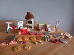 Sylvanian families pizza's/scooter/beer bezorger/vintage, Ophalen of Verzenden, Zo goed als nieuw, Poppenhuis