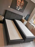 boxspring 1.60 bij 2.10 onderbox ook geveerd, Ophalen, Tweepersoons, 160 cm