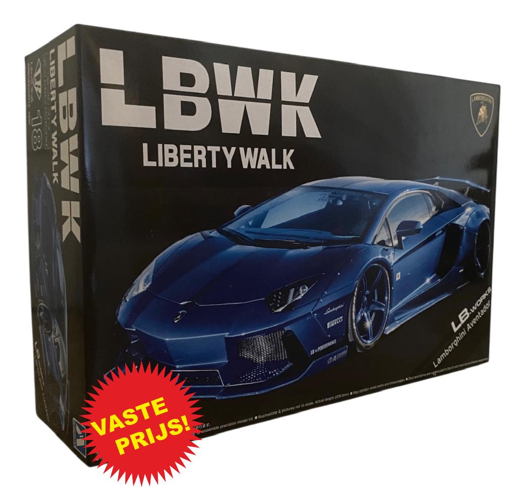 Lamborghini Aventador Version 2 LBWK (Aoshima 05991) 1/24, Overige merken, Auto, Groter dan 1:32, Nieuw