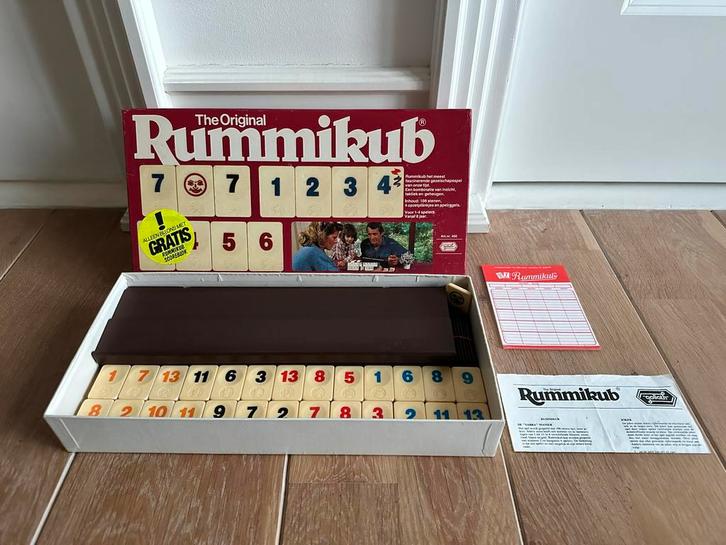 Rummikub origineel vintage spel van Goliath., Hobby en Vrije tijd, Gezelschapsspellen | Bordspellen, Zo goed als nieuw, Ophalen