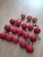 18 kerstballen Dille & Kamille, rood/roze/paars, nieuw, Ophalen of Verzenden, Nieuw