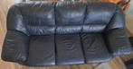 Echt leren 2 en 3 zits bankstel., Huis en Inrichting, Banken | Bankstellen, Ophalen, Gebruikt, Overige maten, Zie foto's