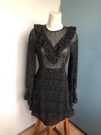 Loavies zwart wit stippen dots jurkje s, Zwart, Ophalen of Verzenden, Knielengte, X