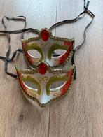 2 Venetiaanse maskers nieuw, Kleding | Dames, Ophalen of Verzenden, Nieuw, Carnaval, Accessoires