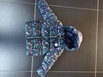 Donkerblauwe Mango winterjas - Maat 74/80, Kinderen en Baby's, Babykleding | Maat 74, Meisje, Mango, Ophalen of Verzenden, Zo goed als nieuw