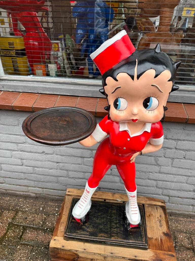 Groot Betty Boop Dinner Beeld, Ophalen, Gebruikt, Mens