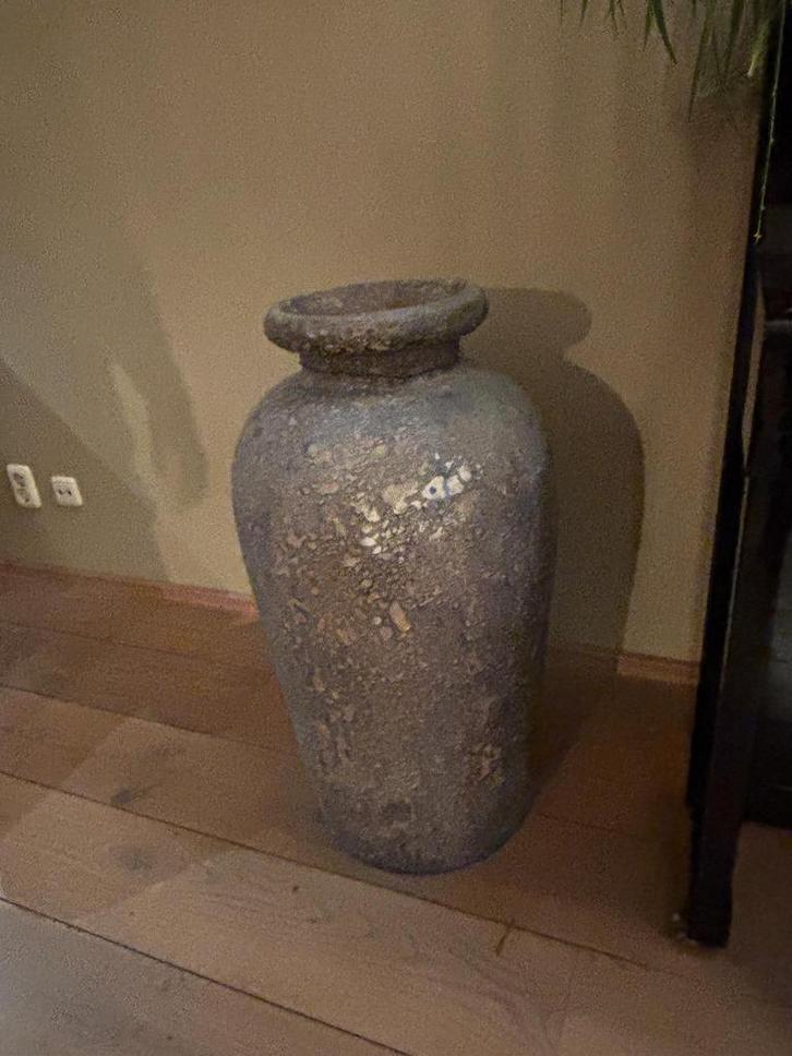 Grote vaas / kruik, Huis en Inrichting, Woonaccessoires | Vazen, Zo goed als nieuw, Overige kleuren, 75 cm of meer, Overige materialen