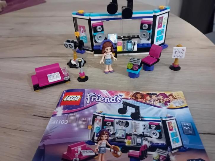 Lego Friends Popster Opnamestudio 41103, Kinderen en Baby's, Speelgoed | Duplo en Lego, Zo goed als nieuw, Lego, Complete set