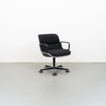 1 Knoll Excecutive Chair Zwart Nieuwstaat beschikbaar voor biedingen