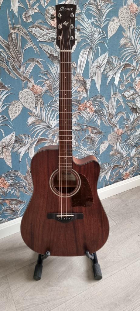 IBANEZ AW54CE-OPN NIEUWSTAAT, Muziek en Instrumenten, Snaarinstrumenten | Gitaren | Akoestisch, Zo goed als nieuw, Western- of Steelstringgitaar