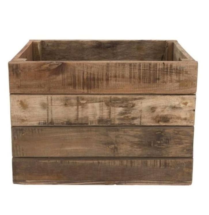 Mooie houten kisten 8 st., Huis en Inrichting, Woonaccessoires | Kisten, Zo goed als nieuw, Minder dan 50 cm, Minder dan 50 cm