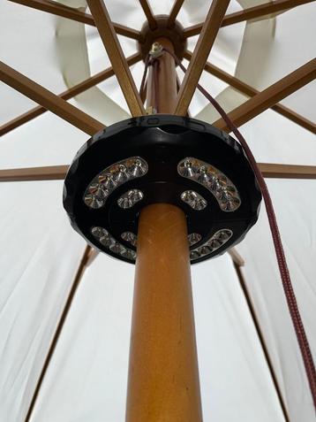 Parasol verlichting nieuw met 8 / 28 led's (batterij of USB) beschikbaar voor biedingen