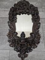 Antiek Spiegel. H 90 cm  B 45 cm  het gewicht 8.80 KG, Antiek en Kunst, Ophalen, Rechthoekig