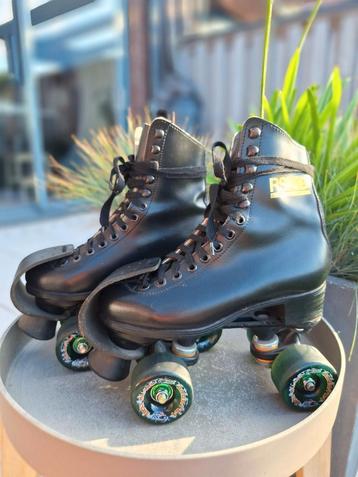 Rolschaatsen RSI zwart leer maat 36 met neusbeschermers  beschikbaar voor biedingen