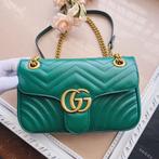 Gucci GG Marmont crossbody tas groen, Sieraden, Tassen en Uiterlijk, Nieuw, Groen, Schoudertasje, Verzenden