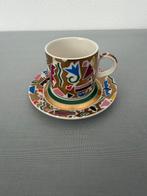 Arabia Moreeni Espresso Kop en Schotel - Heikki Orvola, Ophalen of Verzenden, Zo goed als nieuw, Overige stijlen, Kop(pen) en/of Schotel(s)