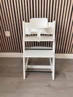 Stokke Tripp Trapp Stoel Wit Nieuw Model Met Babyset, Ophalen, Gebruikt, Meegroeistoel