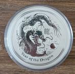 10 ounce lunar 2 year of the dragon 2012, Ophalen of Verzenden, Zilver
