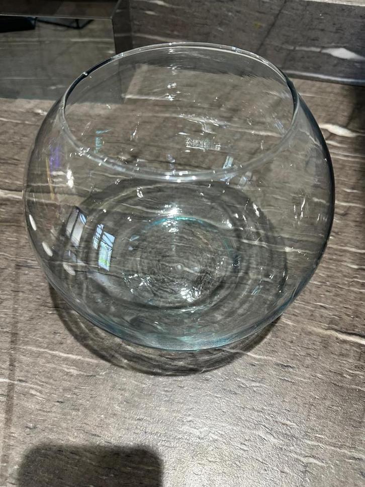 Glazen Vaas - Mooie Decoratie, Huis en Inrichting, Woonaccessoires | Vazen, Zo goed als nieuw, Overige kleuren, Minder dan 50 cm