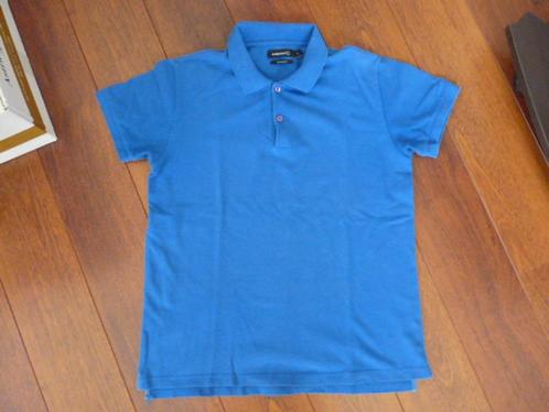 Leuke eenvoudige blauw polo van Bijenkorf mt M, Kleding | Heren, Polo's, Zo goed als nieuw, Maat 52/54 (L), Blauw, Ophalen of Verzenden