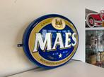 MAES Bier oude reclame lichtbak, Verzamelen, Biermerken, Ophalen, Gebruikt, Reclamebord, Plaat of Schild, Overige merken