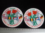 2x sticker floriade amsterdam 1982 rozenbal rozenshow, Verzenden, Zo goed als nieuw, Bedrijf of Vereniging