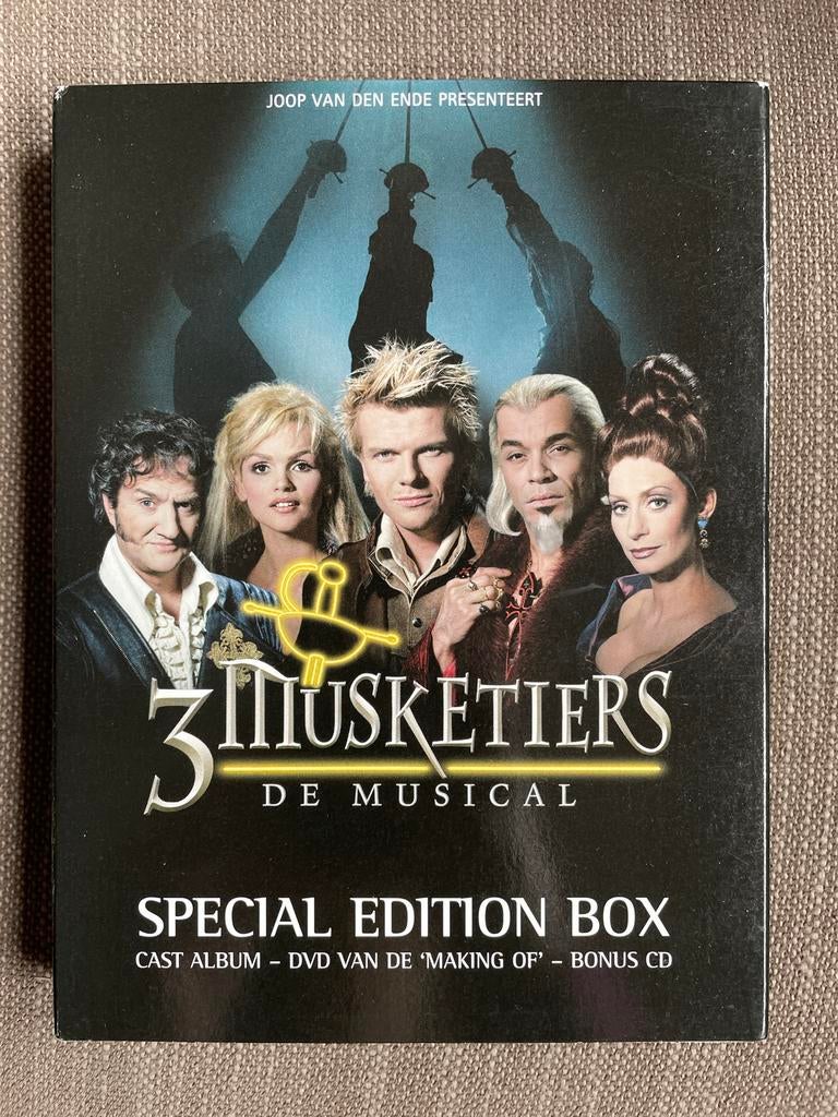 3 Musketiers Special Edition Box - Musical DVD + CD, Alle leeftijden, Boxset, Muziek en Concerten, Ophalen of Verzenden