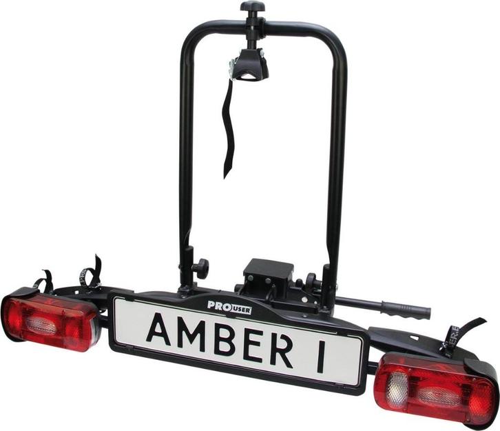 Pro-User Amber 1 - Fietsendrager 1 (elektrische) fiets, Auto diversen, Fietsendragers, Nieuw, Trekhaakdrager, 1 fiets, Brede banden