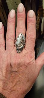 Navajo Native American ring zilver origineel gesigneerd, 17 tot 18, Ophalen of Verzenden, Dame, Zo goed als nieuw