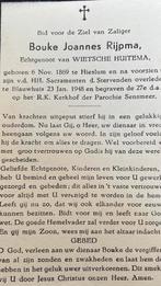 Bouke Joannes Rijpma 1869 Hieslum, Ophalen of Verzenden