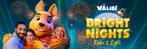 Walibi Bright Night Tickets 4 stuks datum naar keuze, Drie personen of meer, Ticket of Toegangskaart