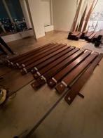 Parketvloer Jatoba Massief Hout - 100m2, 2cm dik, 18cm breed, Doe-het-zelf en Verbouw, Gebruikt, 10 m² of meer, 10 tot 30 cm, Hout