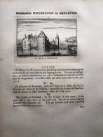 084 / Warmond het Huis Kopergravure 1731, Antiek en Kunst, Kunst | Etsen en Gravures, Ophalen of Verzenden