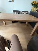 Houten Eettafel, Huis en Inrichting, Tafels | Eettafels, Ophalen, Gebruikt, 100 tot 150 cm, Eikenhout