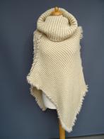 RINO & PELLE winterse poncho met bont rand., Kleding | Dames, Mutsen, Sjaals en Handschoenen, Rino & Pelle, Ophalen of Verzenden