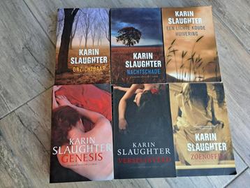 Thrillers Karin Slaughter 
- Onzichtbaar 
- Nachtschade
- Ee beschikbaar voor biedingen
