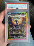 Pokémon Prismatic Evolutions Umbreon EX #161 SIR PSA 10, Ophalen of Verzenden, Zo goed als nieuw, Losse kaart, Foil