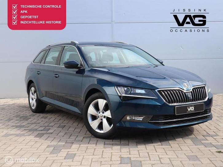 Skoda Superb Combi 1.4TSi Style Automaat Navi Clima 17" Park, Auto's, Skoda, Bedrijf, Te koop, Superb, ABS, Achteruitrijcamera