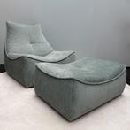 Montis Florence fauteuil met poef (nieuwprijs= €3.157,-), Ophalen, Doetinchem, Design, Nieuw