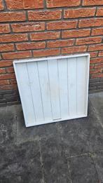 Vintage Houten Dienblad Wit Rechthoekig, Ophalen, Gebruikt, Rechthoekig, Hout