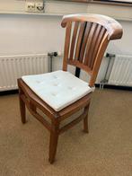 Tafel + zes eetkamerstoelen, Huis en Inrichting, Ophalen, Gebruikt, 6 tot 8 stoelen