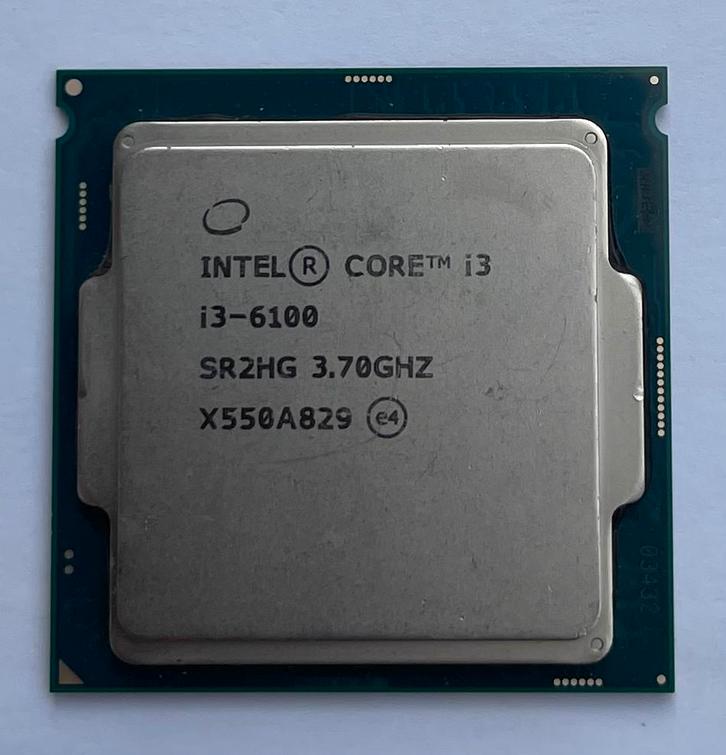 Intel Core i3-6100 Processor, Computers en Software, Processors, Gebruikt, 2-core, 3 tot 4 Ghz, Ophalen of Verzenden