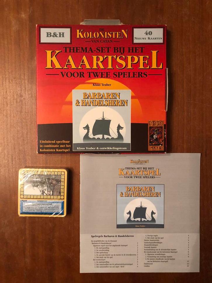 Barbaren en Handelsheren - uitbreiding kolonisten van catan, Hobby en Vrije tijd, Gezelschapsspellen | Kaartspellen, Zo goed als nieuw